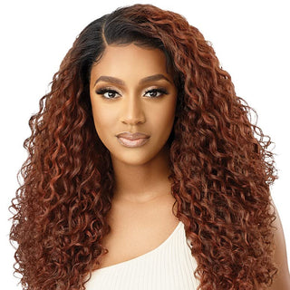 Outre Human Hair Blend HD Lace Frontal Wig 360 Hand-Tied 13x6 Lace Wig Tasira