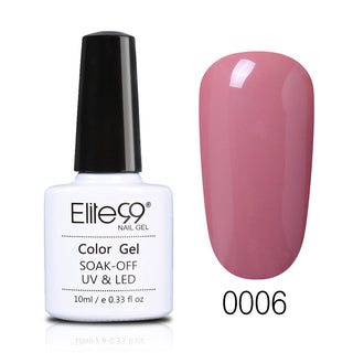Elite99 Alcohol Removable Nail Polish,3-In-1 One Step Nail Gel Polish,UV LED Soak Off Polish 10Ml,No Need Acetone To Remove And No Need Base Top Coat 006 Alcohol Removable Gel Polish - 006