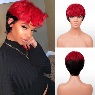 Instant Fab 100% Human Hair Wig Topaz